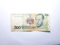 500 CRUZEIROS (CARIMBO)